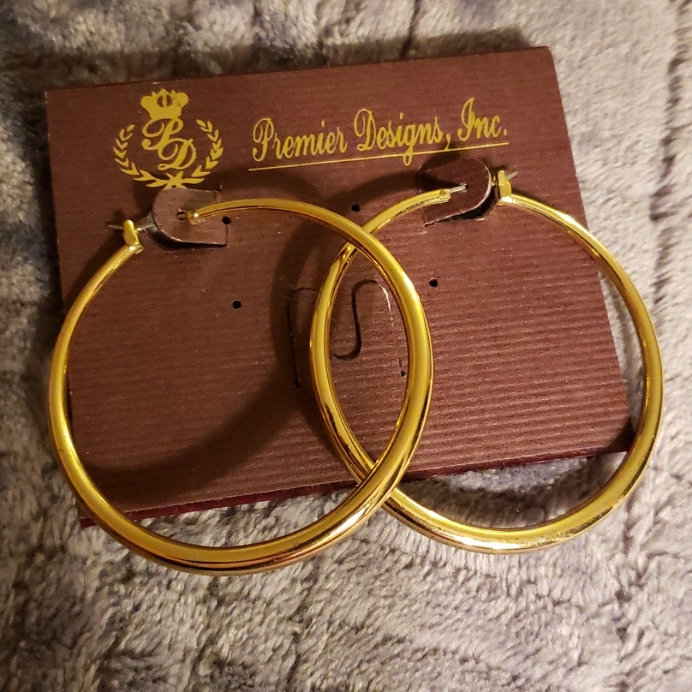 Large Gold Hoops